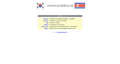Desktop Screenshot of korea.cz
